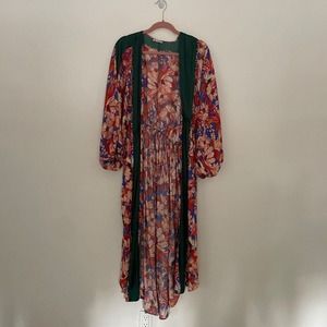 Free people intmately In Bloom Kimono Midnight Combo XS